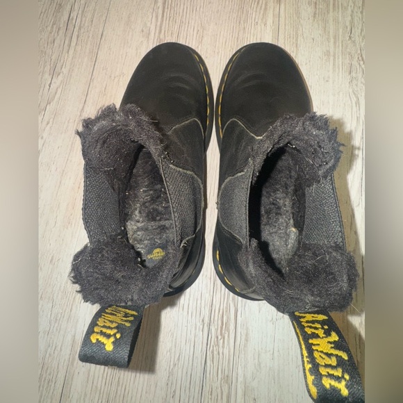 Dr. Martens / Doc Martens 2976 Leonore Chelsea Faux Fur Pull on ankle boots 7 - Picture 10 of 10